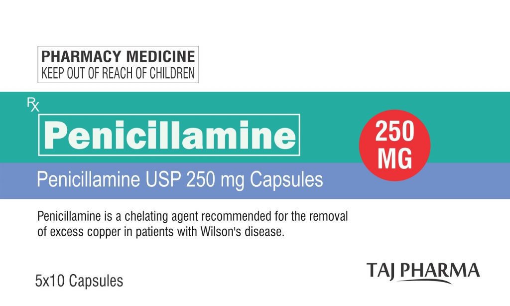 penicillamine 250 mg capsules (11)