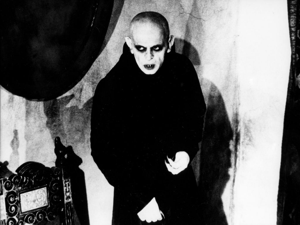 مکس شرک (Max Schreck) در نقش کنت اورلاک خون‌آشام (Count Orlok) در فیلم ترسناک کلاسیک نوسفراتو (Nosferatu)، سال ۱۹۲۲. منبع: Independent