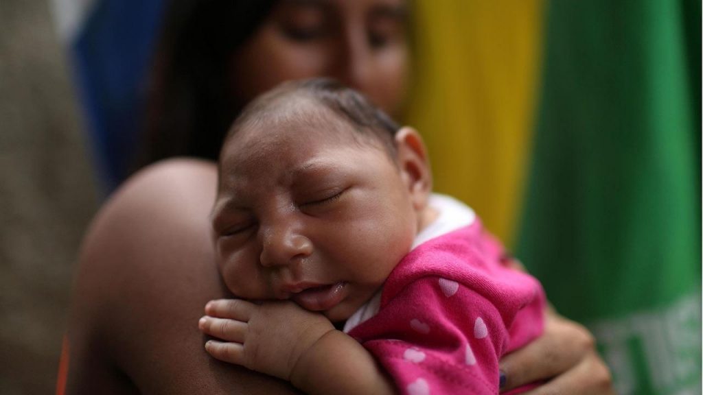 گسترش موج تولد نوزادان مبتلا به میکروسفالی در برزیل طی شیوع انتقال ویروس زیکا. منبع: Science News
