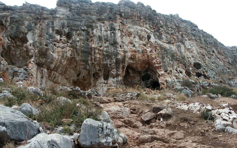 غار میسلیا در کوه کارمِل اسرائیل (Mina Weinstein-Evron, Haifa Univ)